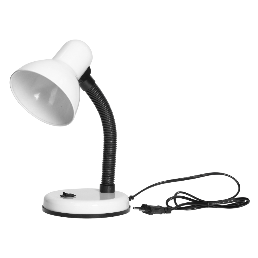 FUPI, desk lamp, 10W, E27, steel+ plastic, white
